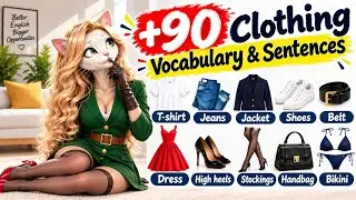 90+ Clothing Vocabulary Words in English with Easy Sentences | Learn English Vocabulary