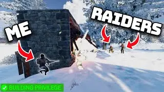The MOST Unlikely Raid defense - RUST Console