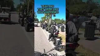 She Fell Off The Bike...