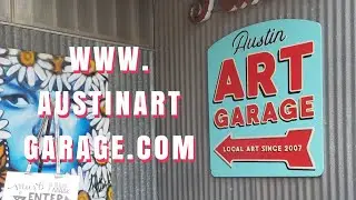 The AUSTIN ART GARAGE!  Austin's most amazing local art scene.  www.austinartgarage.com  Hi Jake!