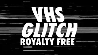 Glitch VCR static overlay (no copyrights, royalty free)