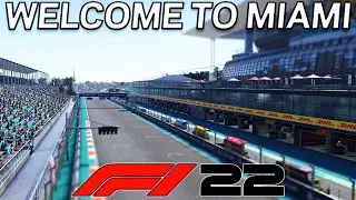 F1 22 Miami GAMEPLAY & FIRST IMPRESSIONS!