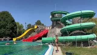 Hungary thermal Víragfürdő Kaposvár Aquapark