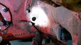 Ford 600 Tractor, brake shaft repair and bushing replacement.