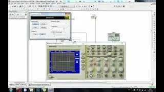 Укорачивающий одновибратор в Multisim 14.1