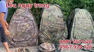 LỀU NGỤY TRANG GIÁ RẺ/ LỀU TỰ BUNG/ LỀU MILI / LỀU BẪY GÀ RỪNG, CU GÁY NGUỴ TRANG TỐT.