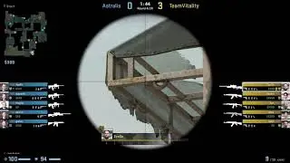 Vitality Hinge/Zywoo Smoke (128 Tick) | CS:GO NADES