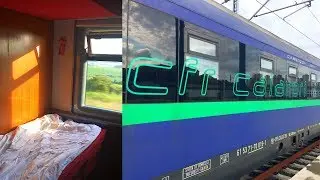 Train Bucharest - Istanbul Halkali in Empty CFR Sleeping Car