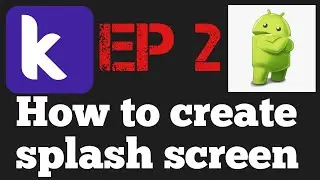 How to create splash screen