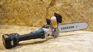 ChainSaw Kit for Electric Angle Grinder - Amazing Gadget!