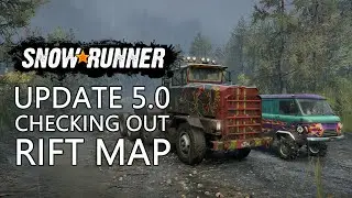 SnowRunner #34 - Update 5.0 Checking Out The New Rift Map - Xbox One