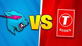 🔴 LIVE: UR · T-Series vs MrBeast Subscriber Count Battle