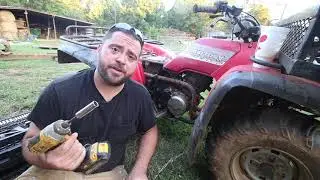 1991 Honda Fourtrak 300 muffler replacement