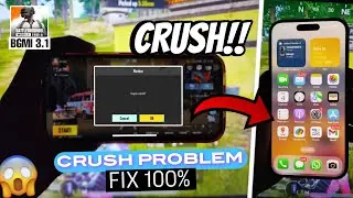 Bgmi Crash Problem 3.1 | How to solve auto back problem in bgmi