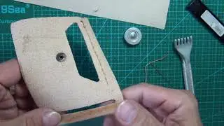 Прозрачный карман кошелька. Шьём кошелек из натуральной кожи