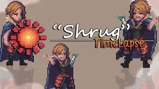 PIXEL ART SPEED ART - Shrug animation