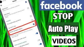 How To Stop Auto Play Video in Facebook || How to Turn Off Autoplay Video in Facebook (2023)|English