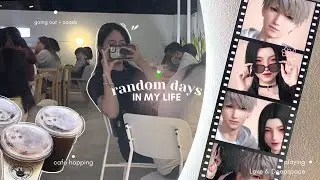a week in my life 🌥🌱 playing love & deepspace, going out, cafes, gym
