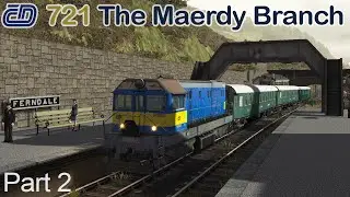 ČD 721 Tylorstown to Maerdy (The Maerdy Branch) TS2015 [60fps]