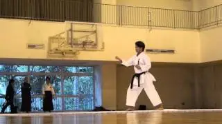Shito-ryu Annan Kata performed by a student of Ashiya University - Shito-ryu Shukokai Union