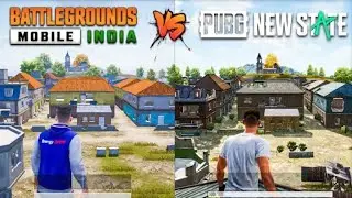 BGMI VS PUBG New State - Erangel 2.0 VS Erangel 2051 - Graphics Comparison - Which One Is Best?