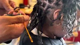 Dreadlock Machine Demo on Micro Locs