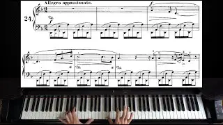 Chopin - Prelude Op. 28, No. 24 | Piano with Sheet Music