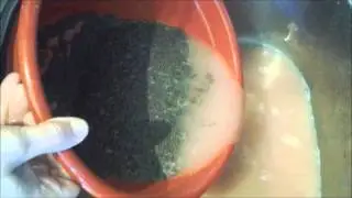 Как  отделить черную икрy от плёнки