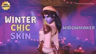 NEW WINTER CHIC Widowmaker Skin showcase | Overwatch 2