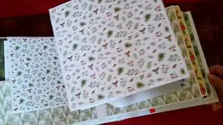 Christmas interactive pop up photo album