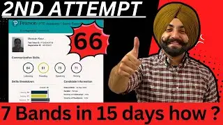 PTE exam review, 7 each bands in 15 days ( Gurwinder Sir )