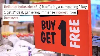 Unveiling Reliance's Financial Services Demerger: Opportunities and Speculations | Buy 1 Get 1