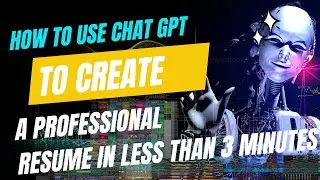 Unbelievable! Create a Professional Resume in Under 5 Mins With Chat GPT