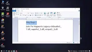 How To Solve_Hogwarts Legacy_x3daudio1_7.dll, xapofx1_5.dll, xinput1_3.dll