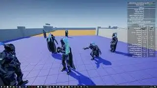 Sci-Fi Soldiers. Test in Unreal Engine (Advanced Locomotion System)