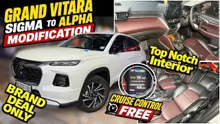 2026 GRAND VITARA SIGMA TO ALPHA MODIFICATION WITH PRICE & DISCOUNT 51% 🥳