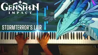 Genshin Impact - Stormterror's Lair - A Storm, A Spire, and A Sanctum (Dvalin's Nest) - Piano