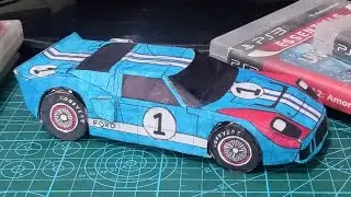 How to make FORD GT40 out of Paper Tutorial 