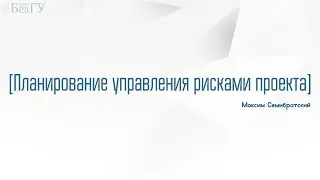 2.10. Планирование управления рисками проекта