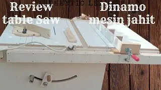 REVIEW TABLE SAW MINI PORTABEL di amo mesin jahit #woodworking #diy