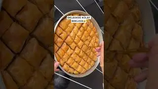 4 BEZELİ KOLAY BAKLAVA💯 #short #shorst #shortvideo