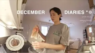 winter homebody(busy ver.) & baking / seeing friends!♥️