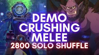 Demonology CRUSHING Triple Melee - 2800 Solo Shuffle - With Commentary - The War Within Season 2