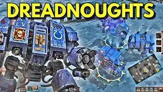 ULTIMATE Last Stand! Ultramarines Dreadnoughts vs Eldar EPIC Warhammer 40K Battle