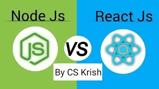 React js vs Node js | What is difference between React js and Node js