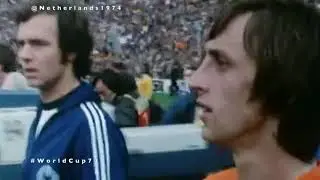 Beckenbauer and Cruyff lead their teams to the final #WorldCup74