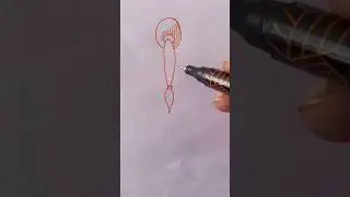 Draw a girl #outline #drawing #art #artandcraft