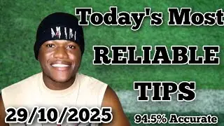 FOOTBALL PREDICTIONS TODAY 29/10/2025 SOCCER PREDICTIONS TODAY | BETTING TIPS, 