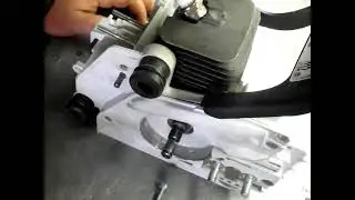 Stihl MS 180 - Варианты крепления ЦПГ к картеру если пользователь сильно давит на пилу