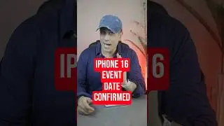 📅 iPhone 16 event is officially confirmed! 🍏✨ #iPhone16 #AppleEvent #TechNews